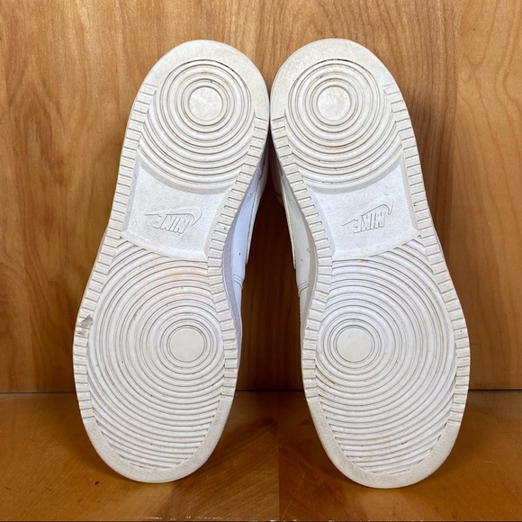 Mens 9 Nike Court Vision Mid Triple White SEF0856 - Picture 7 of 9